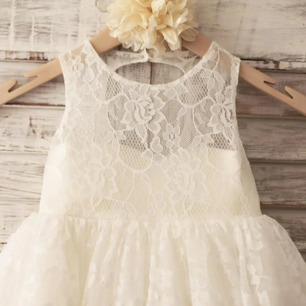 Белое Бальное Платье для причастия 2020 фатиновое платье с открытой спиной