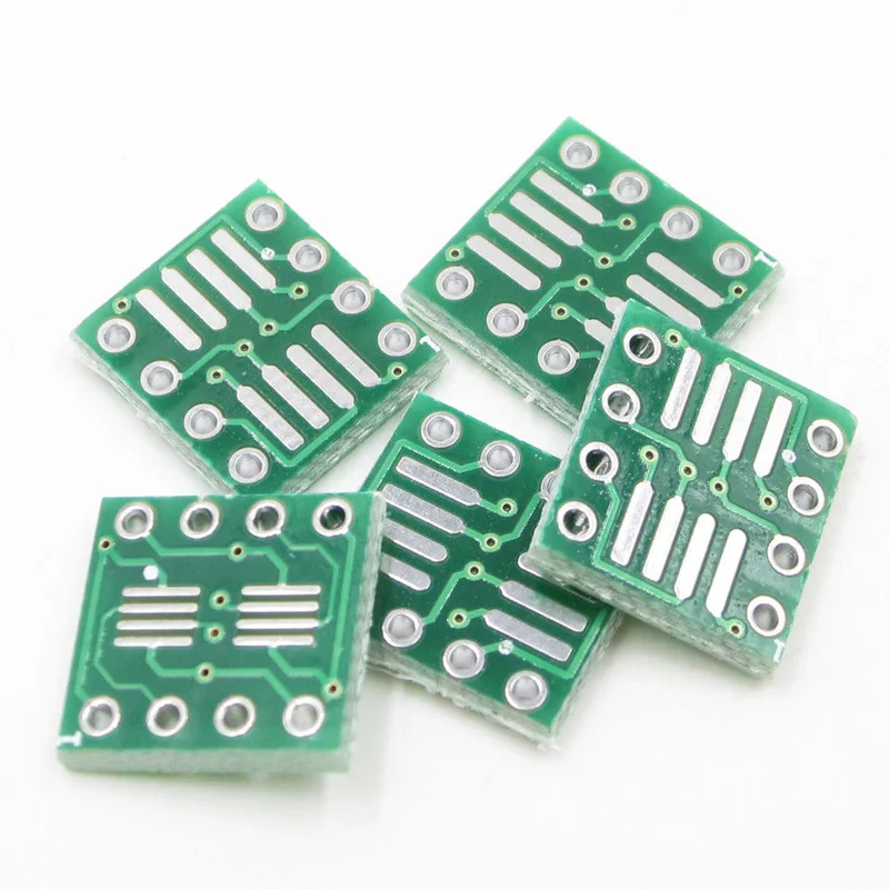 10 шт. SOP8 поворотный DIP8 / SOIC8 к разъему адаптера IC so8/tssop8/soic8/sop8 К dip8 без