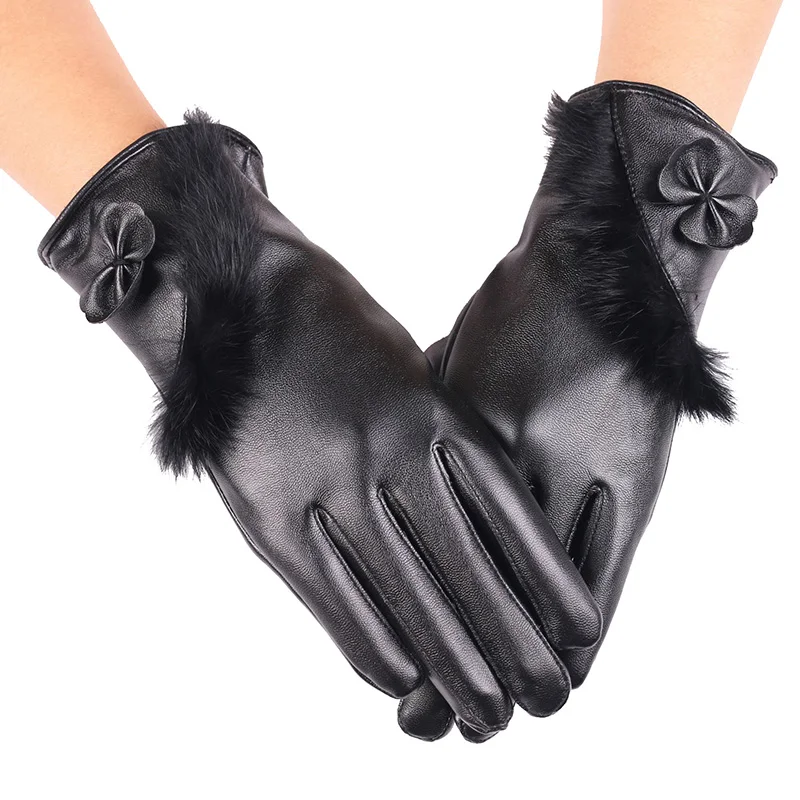 Зимние теплые женские перчатки VIIANLES с сенсорным экраном модные однотонные