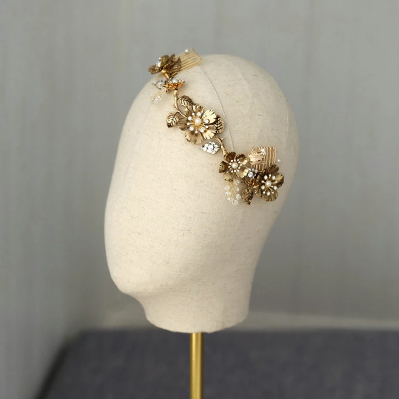 Женский винтажный головной убор свадебный аксессуар расческа для волос невесты |