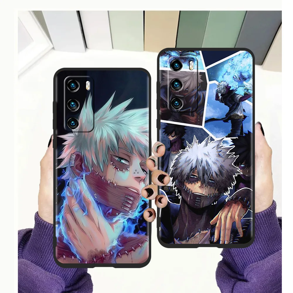 

Чехол для телефона с аниме Dabi для Huawei P20 P30 P40 Lite P20 P30 P50 Pro P Smart Z 2021 Y6 Y7 Y9 Y7A Y6P Y9S 2019, мягкий чехол из ТПУ