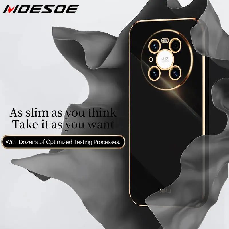 

Square Plating Silicone Case For Huawei P30 P40 Pro Mate 30 40 Pro Nova 8 Pro Nova 7 SE Shockproof Camera Protect Back Cover