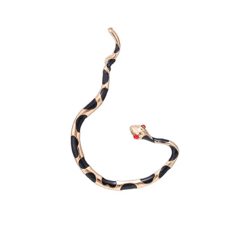 Винтажные серьги клипсы в стиле панк гвоздики Модные животные змея мужские и