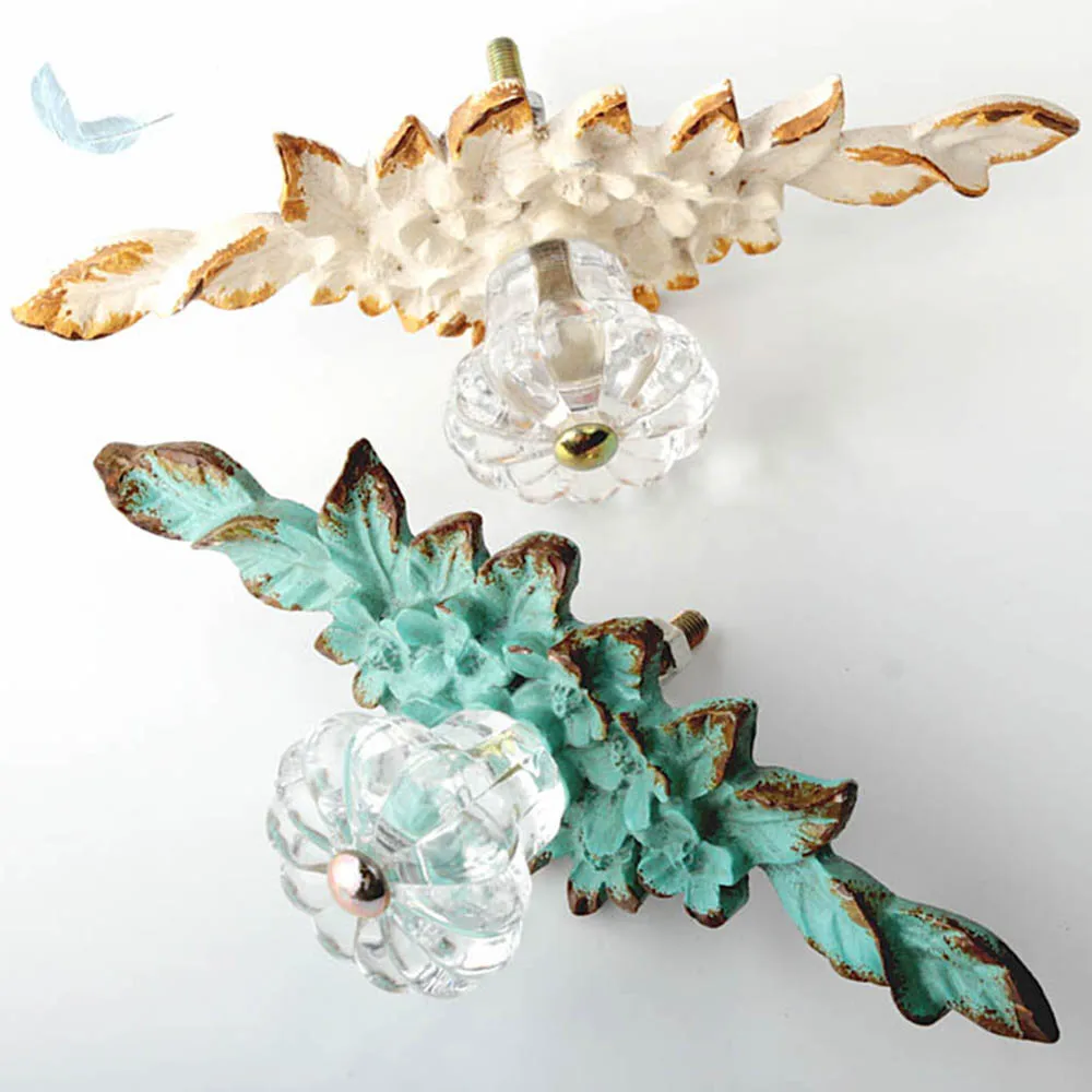 Ручка в европейском стиле ретро для образцов цветов дизайнерская ручка шкафа