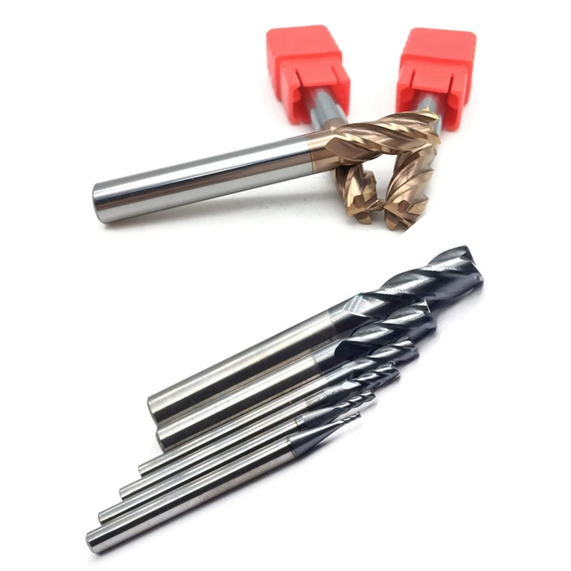 Акция! Фрезы карбидные с 4 канавками 6 шт. 45 градусов и 5 55 |