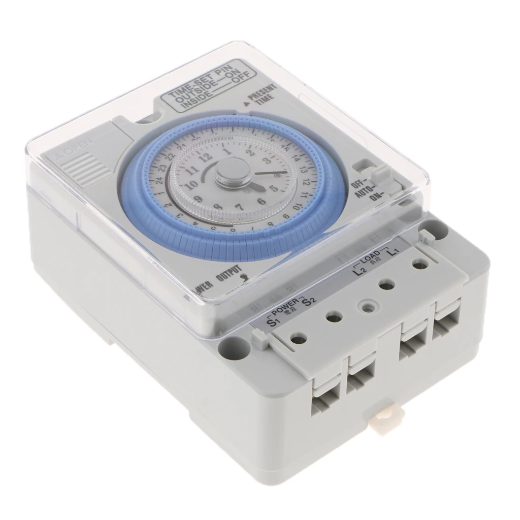 

Timer Switch Mechanical Industrial Timing Device Switch 100-240V AC