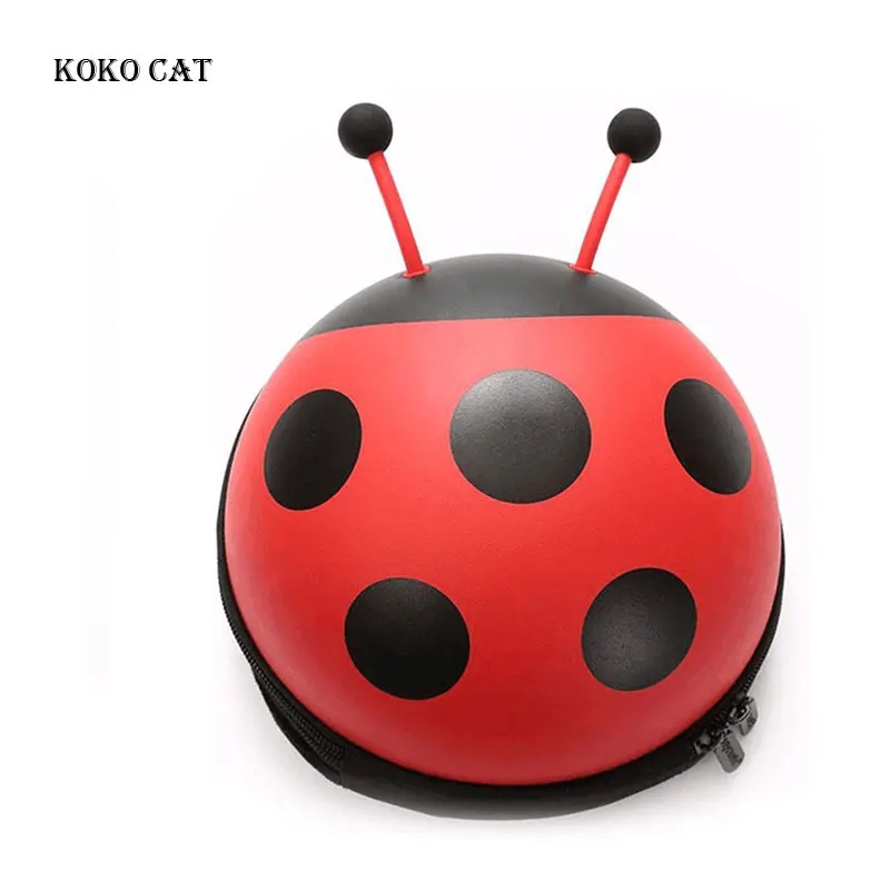 Милый детский рюкзак для дошкольников Мини Божья коровка 3D мультяшный принт