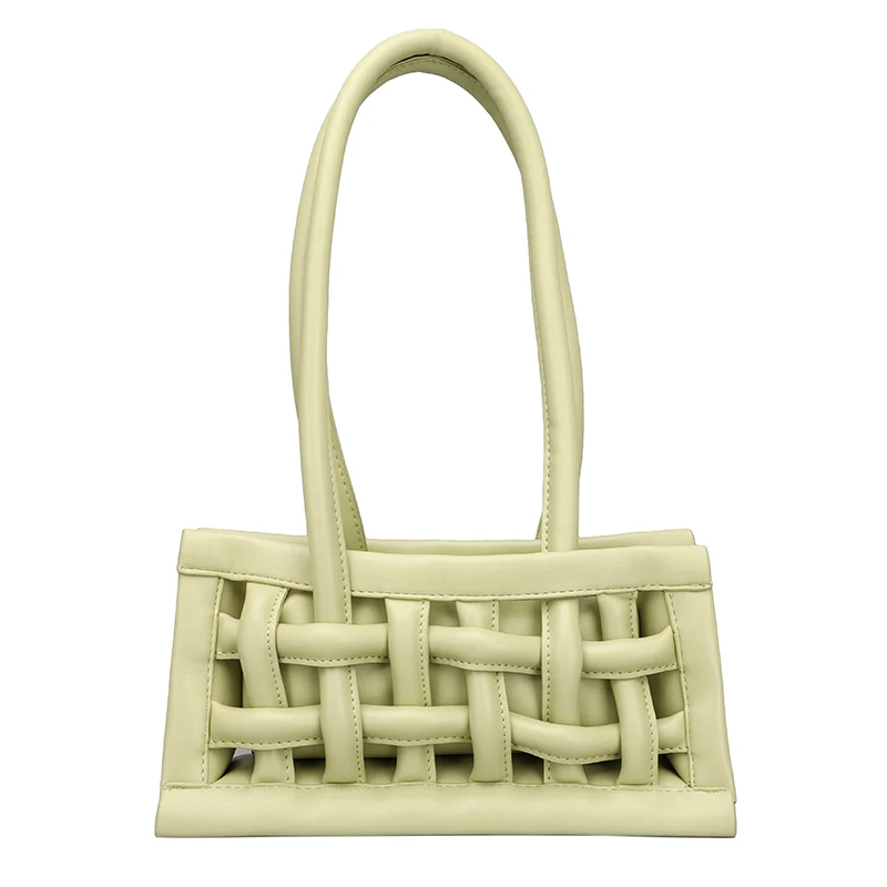 

Women's Shoulder Bag Luxury Brand Handbag High Quality PU Leather Woven Bags Travel Hand Bags Fashion Designer Phone Purses