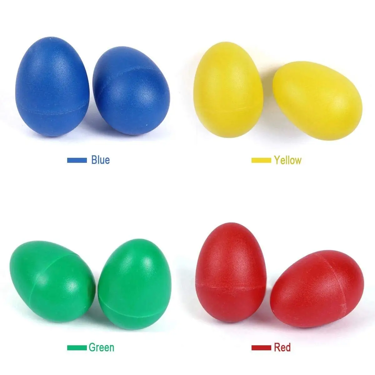 Шейкер для яиц 20 шт. Пластиковый шейкер игрушка музыкальное яйцо с 4 цветами