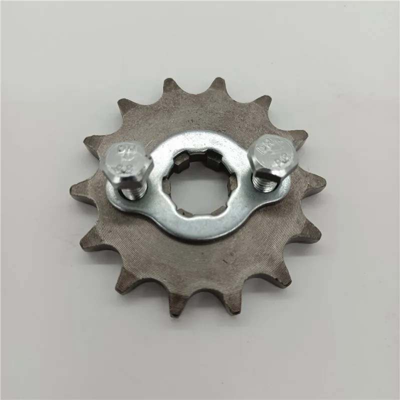 

Front110CC 125CC 140CC 150CC Engine 428# 14T Teeth 17mm Chain Sprocket With Retainer Plate Locker