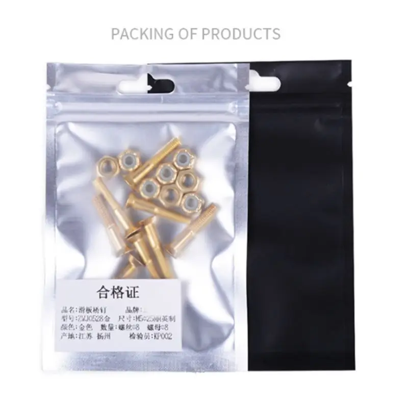 

8pcs/set Replacement Screws+nuts Four-wheeled Longboard Skateboard M5*25/28/2930 W89F