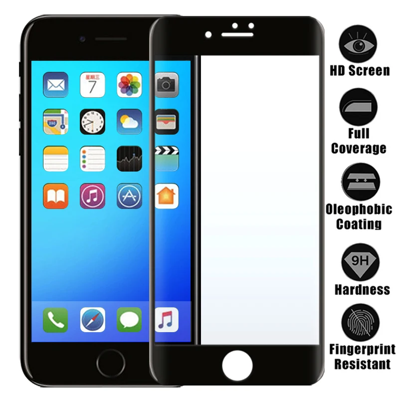 2 шт. стекло 8 plus для apple iphone 7plus закаленное iphone7 7 защита экрана i8plus i8 i7plus iphone7plus |