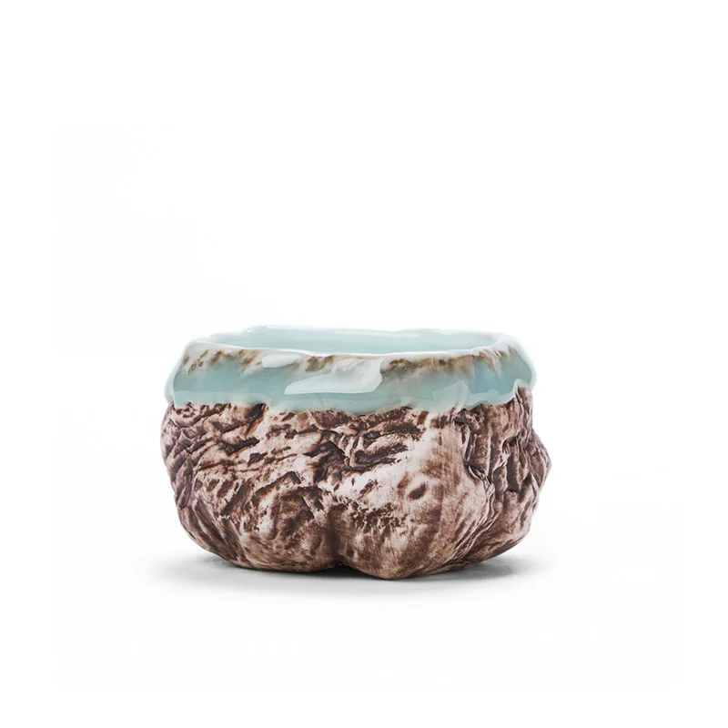 Керамическая имитирующая камень чайная чашка грубая керамика винтажная