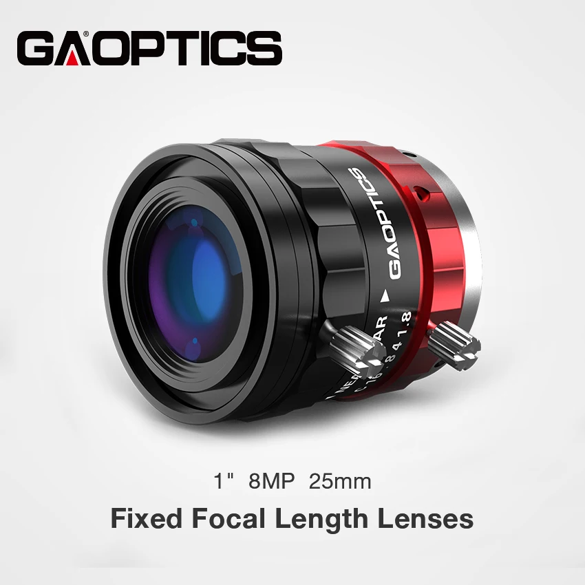 

Hot Sale 1" Inch 8 Megapixels F1.8 Optical Lens For Industrial Inspection