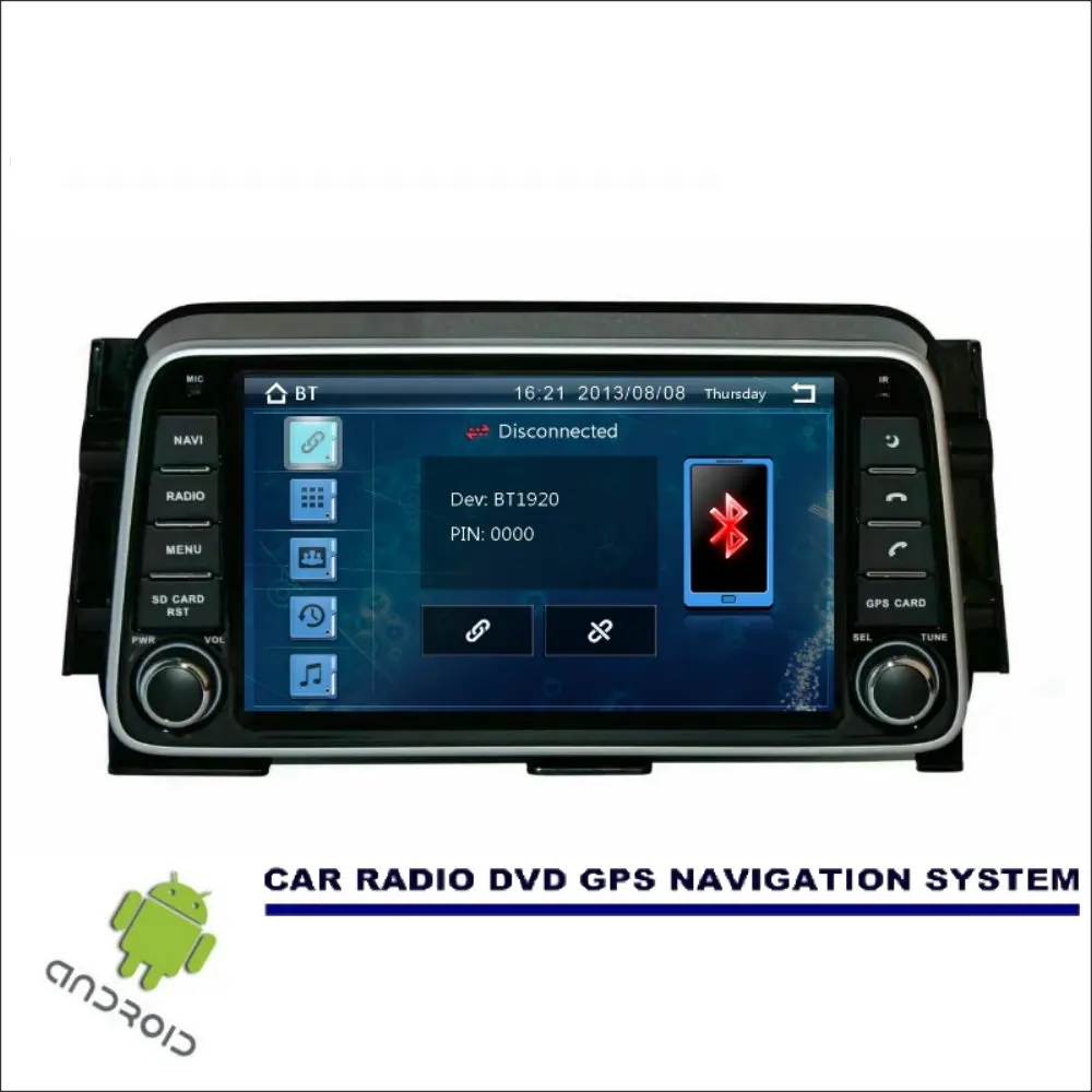 

Android Car Player For Nissan Kicks Micra 2014-2017 GPS Radio Audio Navigation Stereo Screen CD DVD Multimedia Display