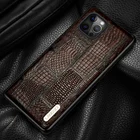 Чехол LANGSIDI из натуральной кожи для Iphone 12 pro max, Противоударная задняя крышка для iphone 12 pro 12 max xr xs max 7 8 plus, чехлы