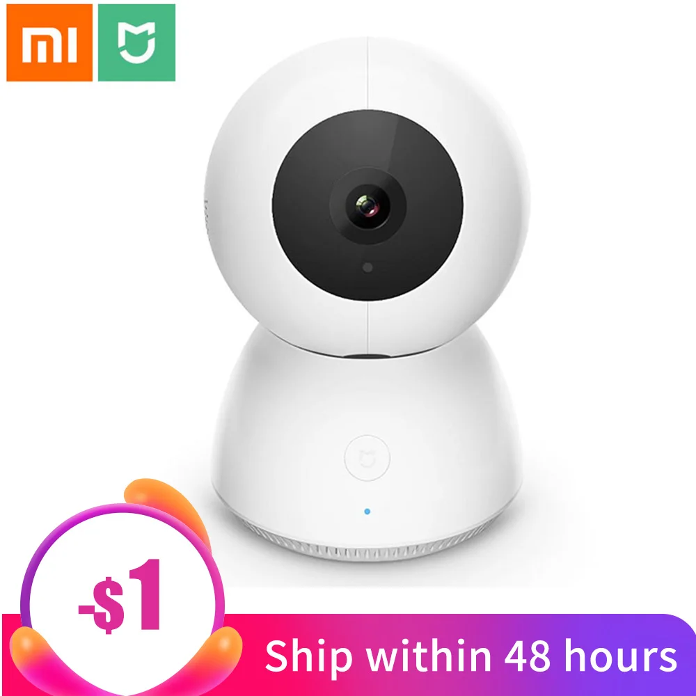 Камера видеонаблюдения Xiaomi MiJia домашняя панорамная Инфракрасная камера с