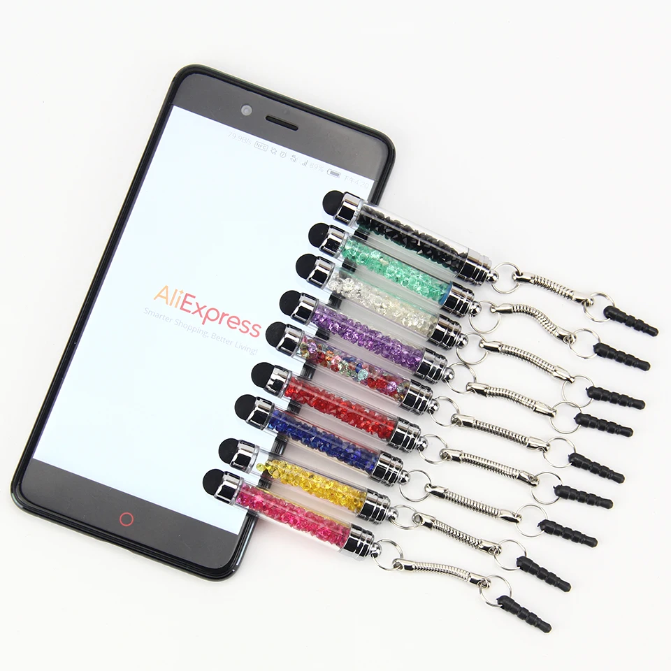 Универсальный прозрачный емкостный сенсорный стилус Пластиковый Стилус для