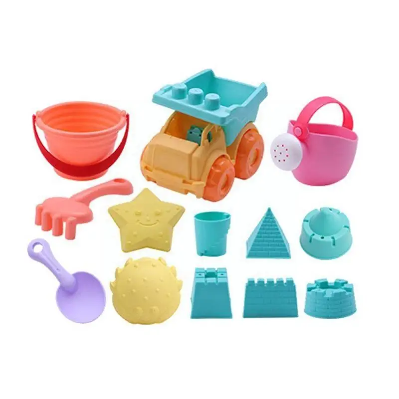 

New Baby Beach Game Toy Children Sandbox Toys Silicone Soft Water For Beach Set Kit Beach Play Toys Play Cart Sand Sand Y7T1