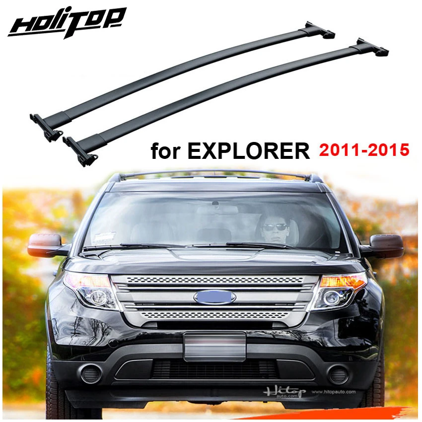 Самый популярный багажный горизонтальный багажник на крышу Ford Explorer 2011 2015.