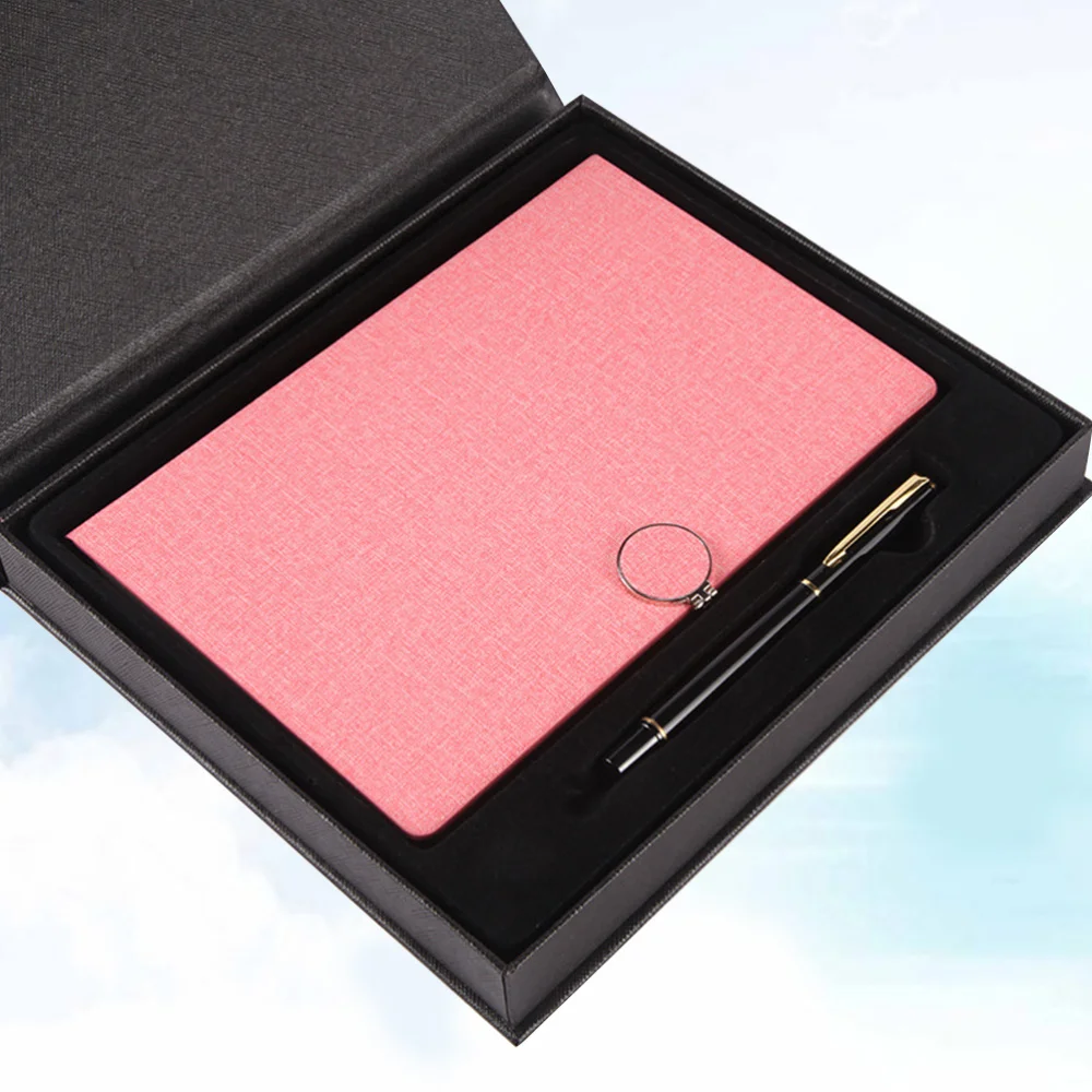 

Memo PU Notebook Notepads Schedule Checklist Concise Record Notebook with Round Buckle for Home School Office (Blue)