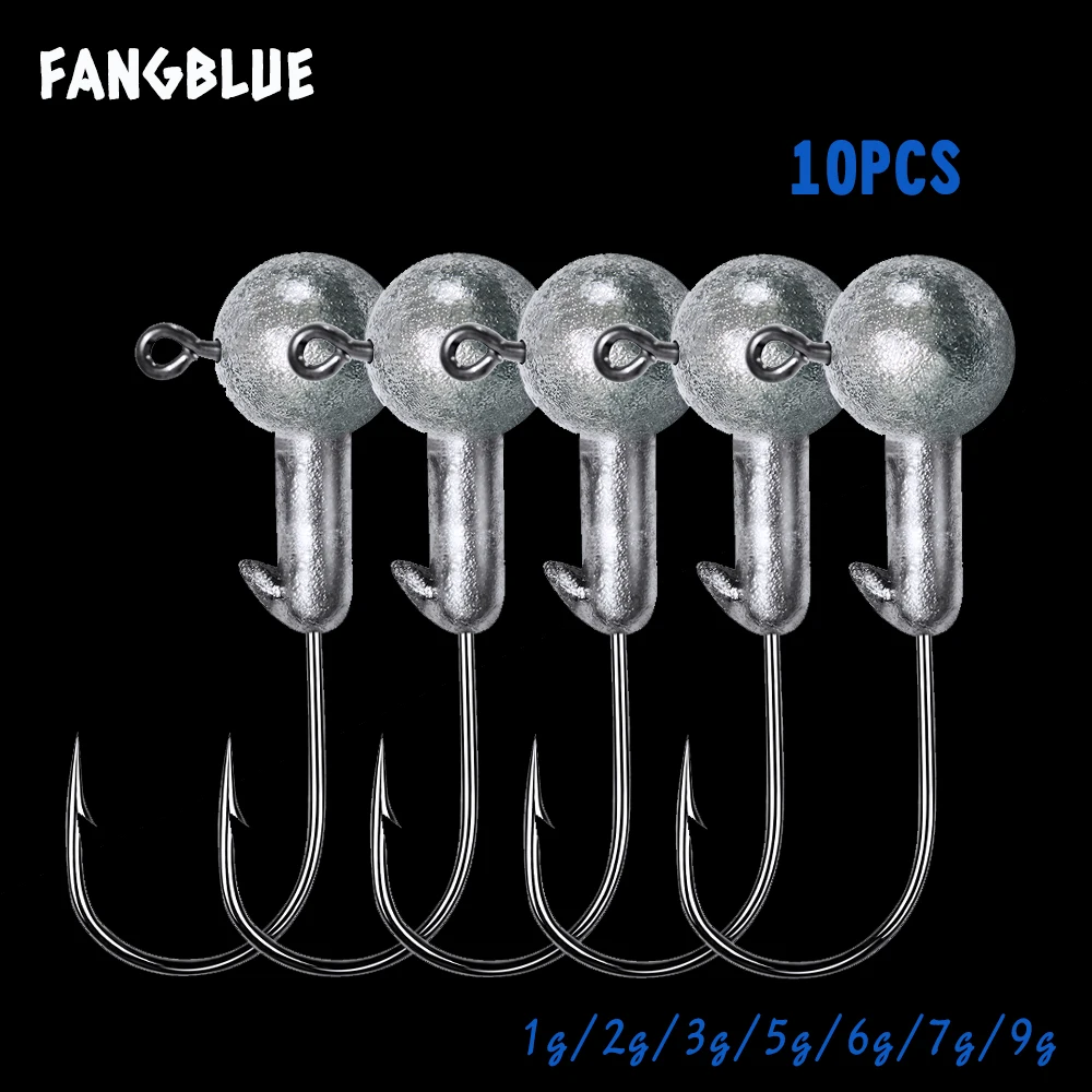 Рыболовный крючок с круглой шариковой головкой 10 шт./5 шт. 1 8 г 2.5g 3.5g 5g 7 аксессуары