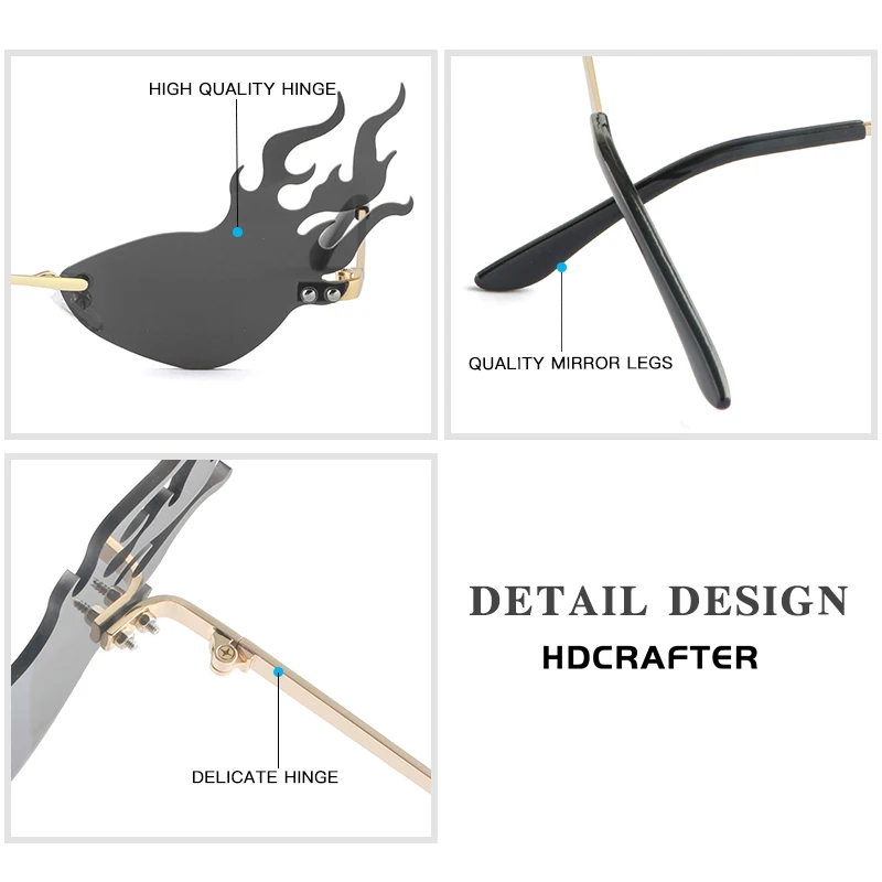 Новые солнечные очки с огненным пламенем женские и мужские солнцезащитные без