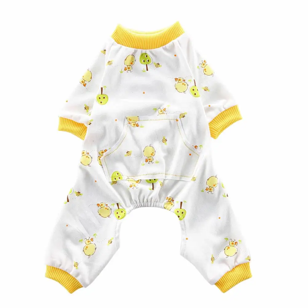 Вязаная Пижама для домашних животных мягкая хлопковая одежда собак с милым