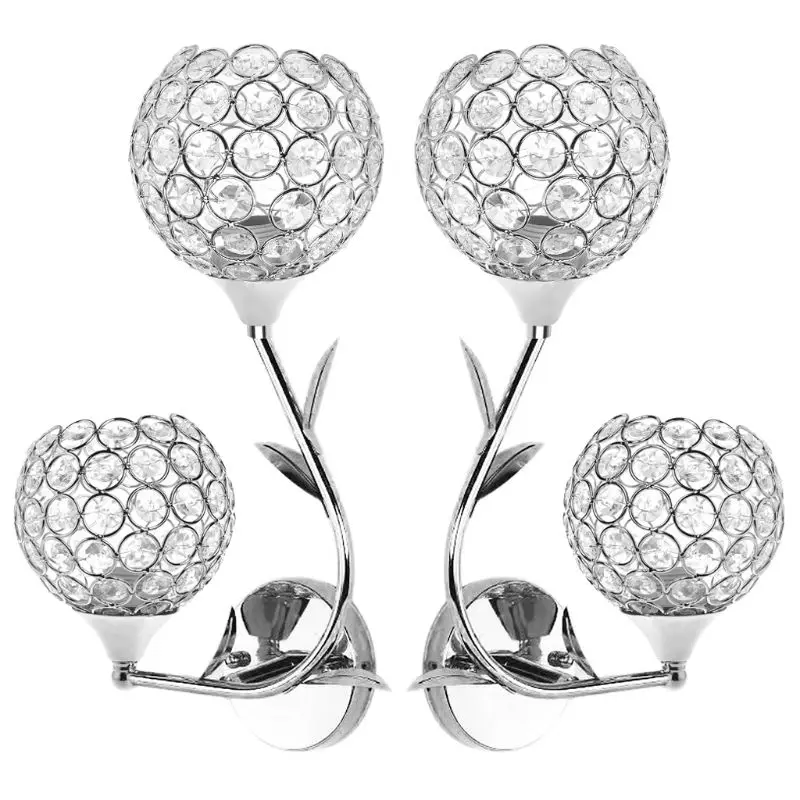 

E1PC AC85-285V E27 Creative Crystal LED Wall Light Decorative Lighting Sconce Modern Wall Lamp Retailsale