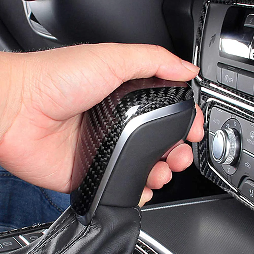 Автомобильная консоль переключения передач из углеродного волокна чехол для