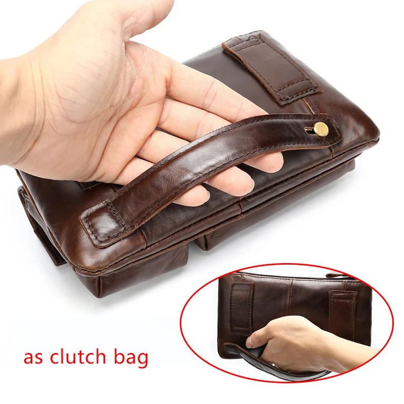 Поясная Сумка MVA кожаные нагрудные сумки Мужская поясная сумка для телефона на