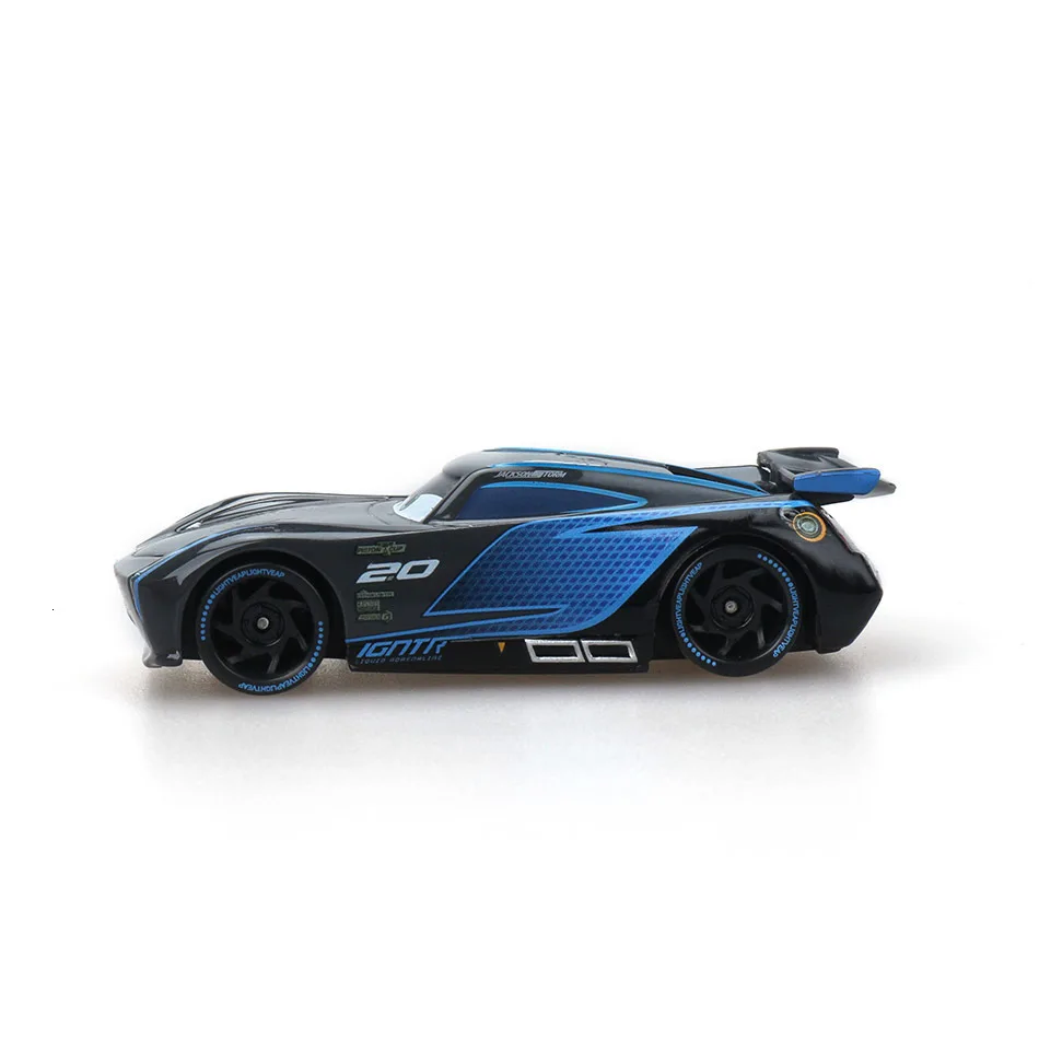 Disney Pixar Cars 2 3 Lightning 40 стиль Mcqueen Mater Jackson Storm Ramirez 1:55 литой автомобиль металлический сплав мальчик детские игрушки подарок