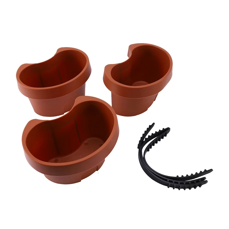 3 Pc/Lot Unique Gutter Downspout Garden Flower Pot Drain Pipe Flower Pots Tubs Drain Pipe Garden Planters