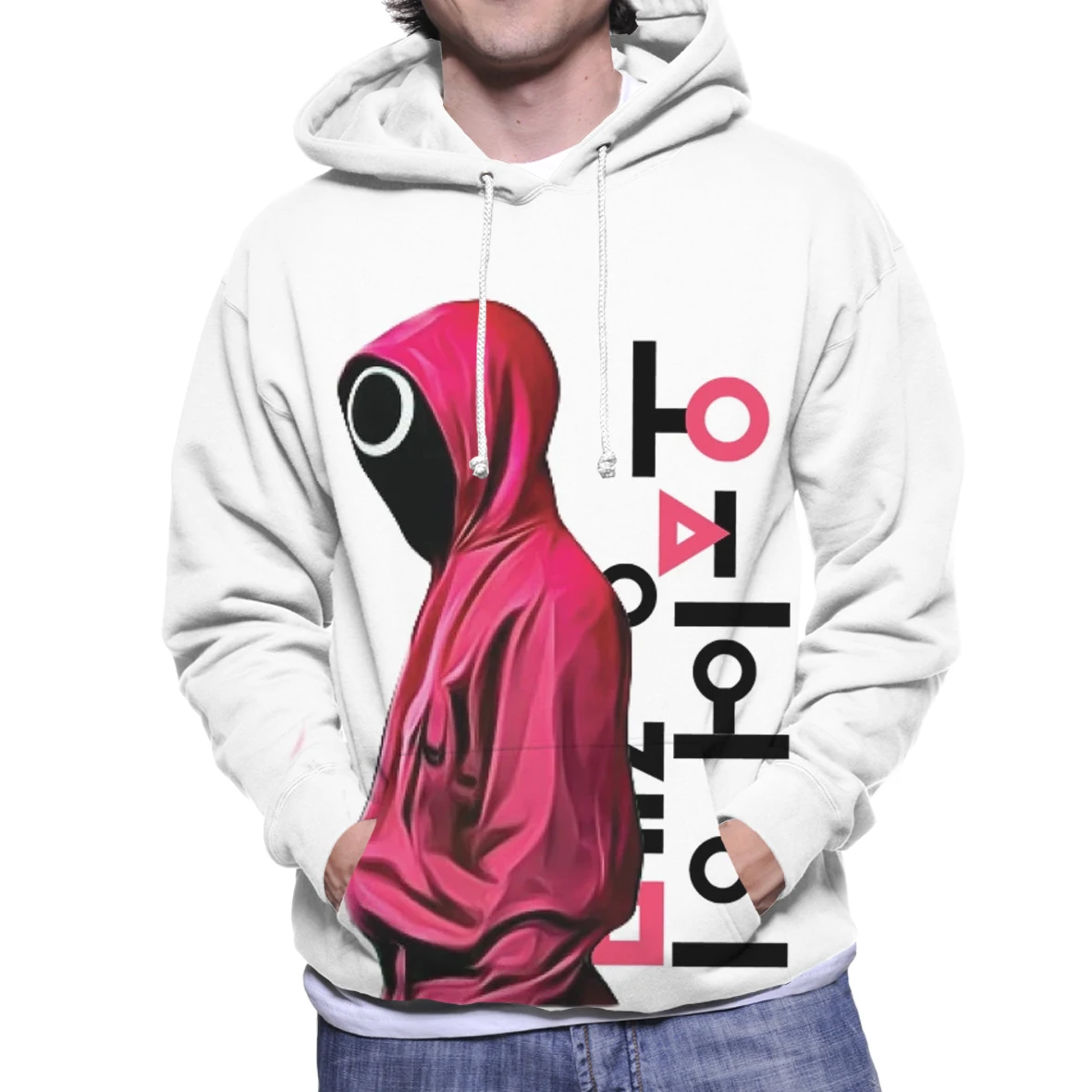 

Squid Game 3D Print Hoodie Korean TV Series Men's Oversized Hoodie Male Sweatshirts AutumnWinter Streetwear Unisex Pullover Tops
