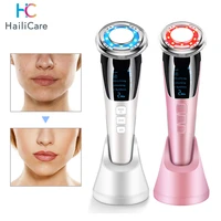 mesotherapy electroporation rf radio frequency facial led photon light therapy machine face lifting beauty skin massager