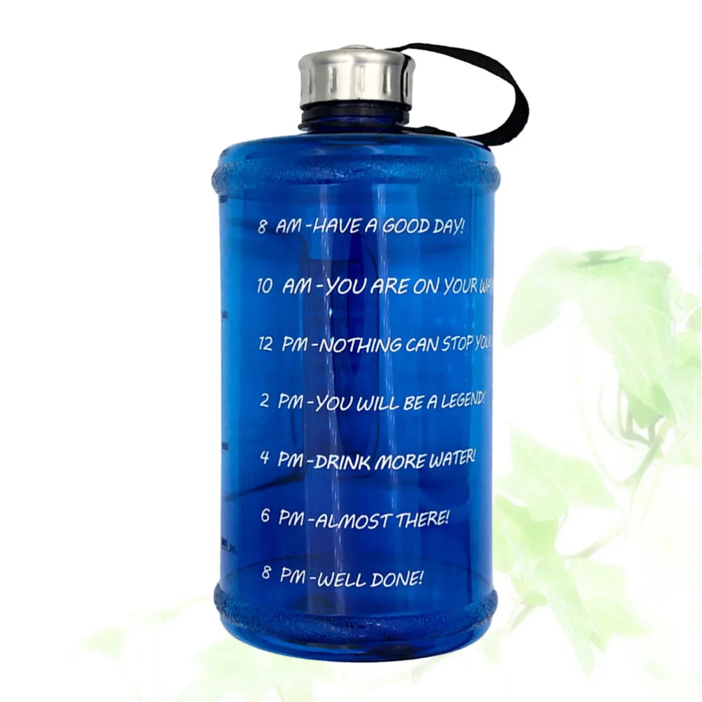 

2.2L Reusable Large Capacity Water Bottle Training Drinking Water Bottle Leak Proof Water Container for Outdoor Gym Spor