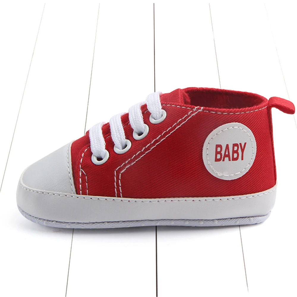 

Cute Spring Autumn Canvas Flats Infant Baby Non-slip Shoes Toddler Girl First Walkers for Kids 0-12 Months