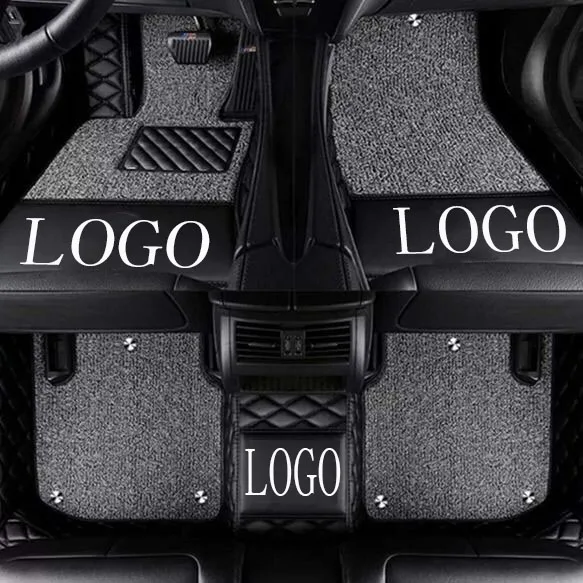 Car floor mats with Logo/Brand Logo for Mercedes Benz W169 W176 W245 W246 W204 W205 A B C class 180 200 250 heavy duty case line |