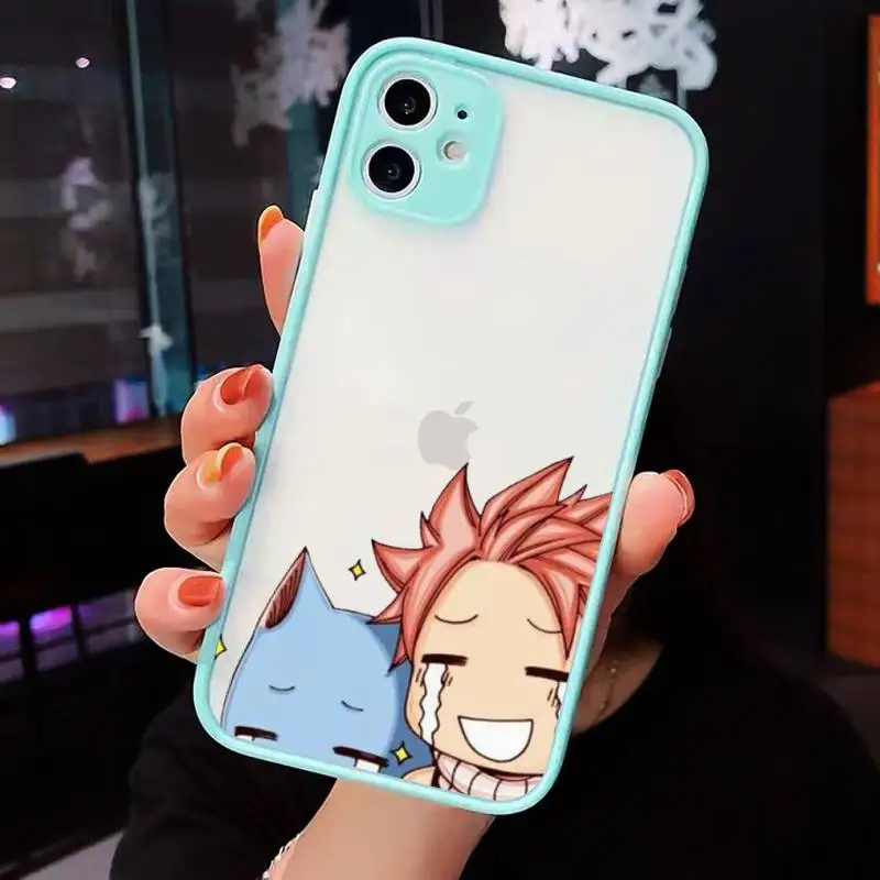 

Fairy Tail Phone Cases Matte Transparent For iPhone 12 Mini 11 Pro XR XS Max 7 8 Plus
