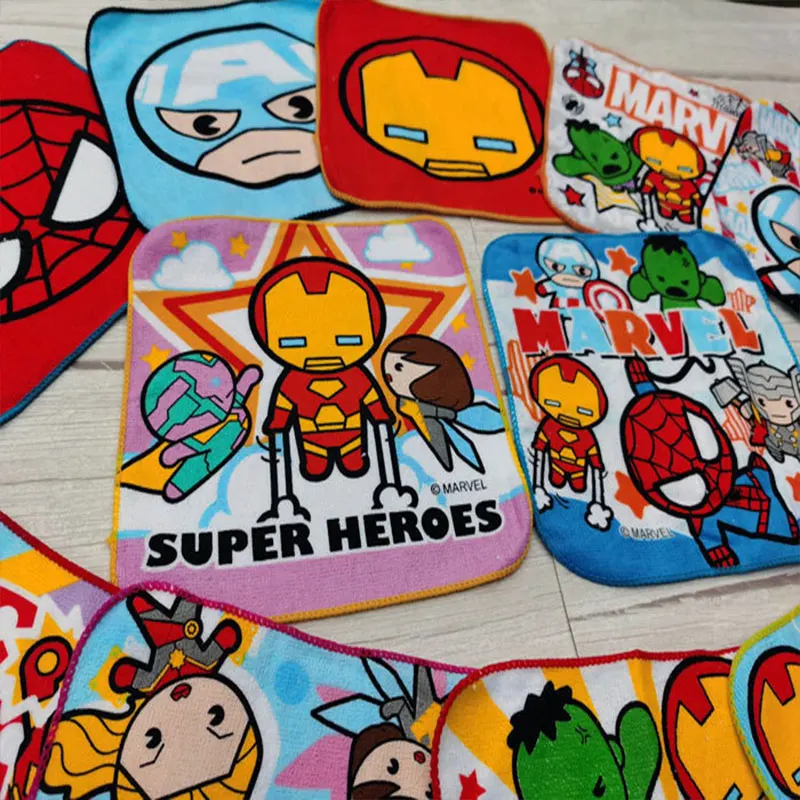 Детский носовой платок Disney с мультяшным рисунком маленькое квадратное полотенце