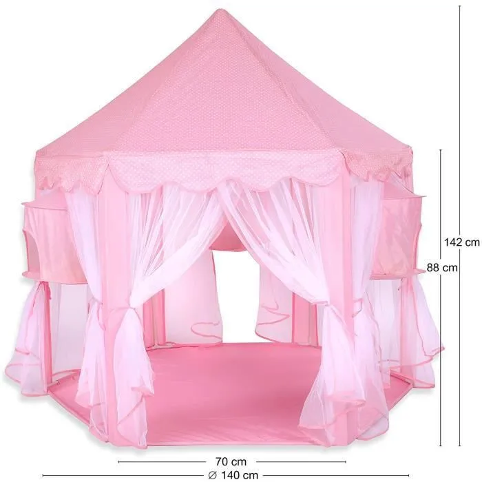 

Play Tent Portable Foldable Prince Folding Tent Portable 3 In1 Baby Tent Kid Crawling Tunnel Play Tent Girl Boy Baby Child HWC