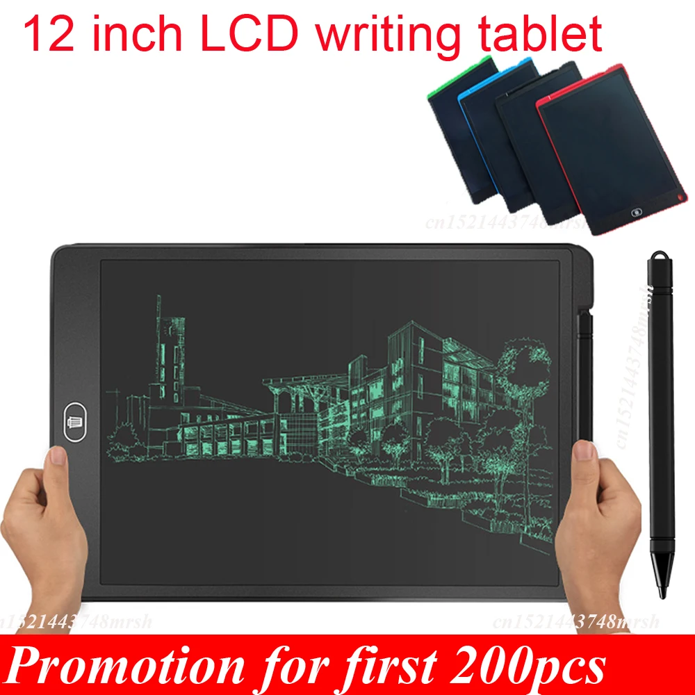 12 дюймов умная письменная доска планшет для рисования ЖК дисплей Экран письма