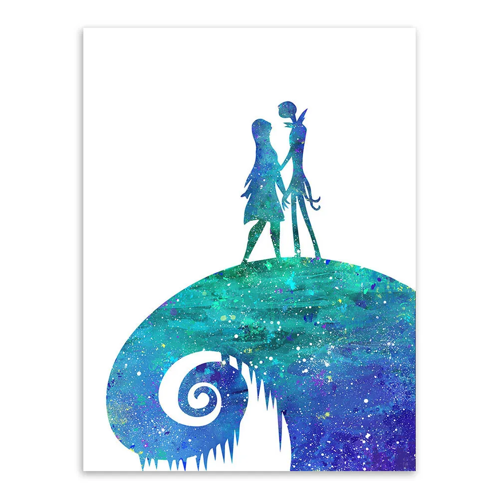 Рождество акварельная живопись Кошмар перед Рождеством украшение для сада