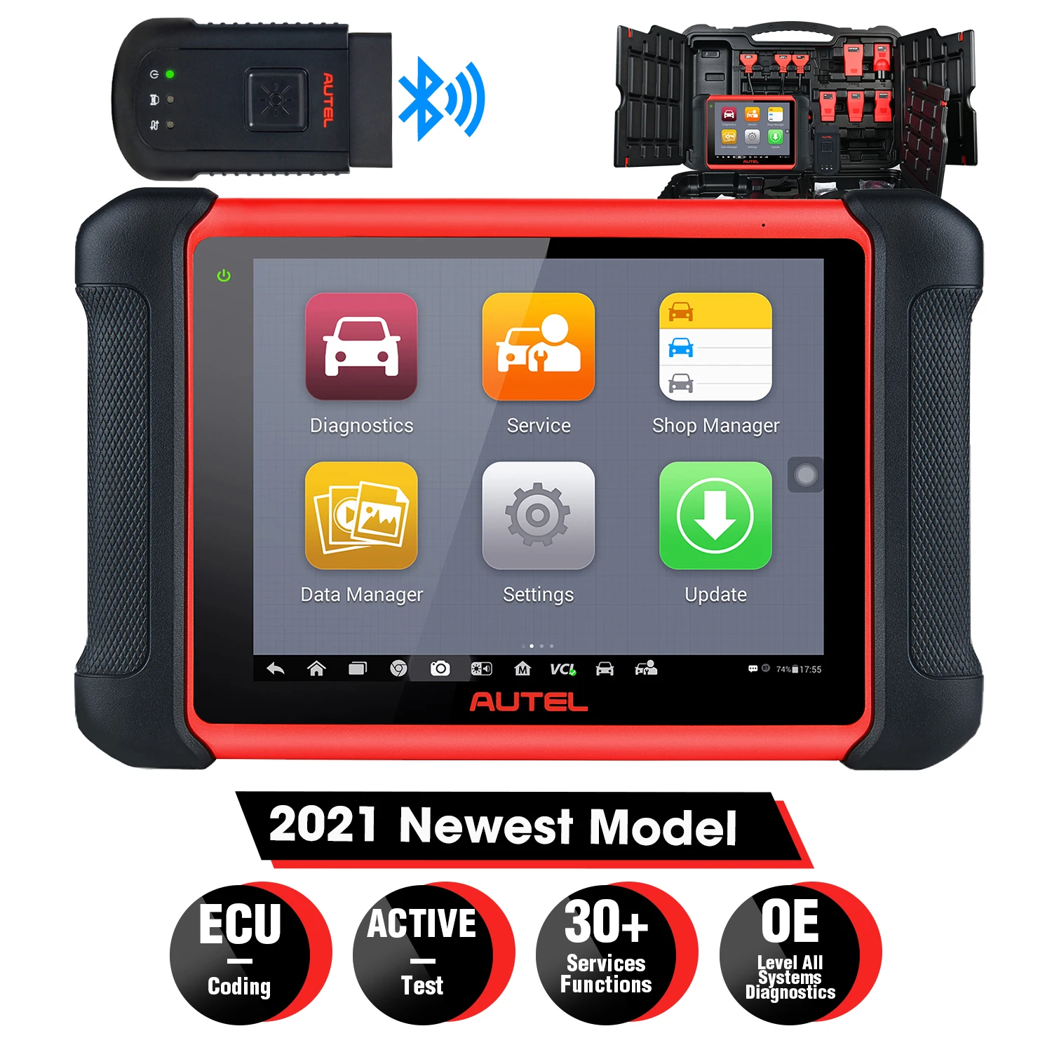 

Autel MaxiCOM MK906BT 31 + Сервис OBD2 сканер усовершенствованный диагностический инструмент Автомобильный сканер кодирование ECU PK MaxiSys MS906