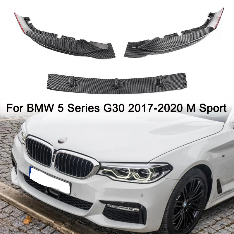 

3 шт., автомобильный передний бампер для BMW 5 серии G30 2017-2020 м