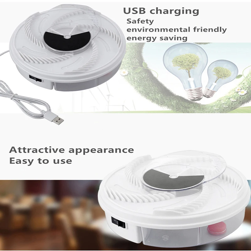 

Electric USB Mosquito Killer Fly Insect Killer Traps Automatic Flycatcher Fly Trap Pest Reject Control Catcher Flying Killer