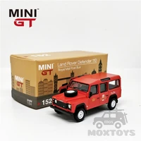 mini gt 164 land rover defender 110 uk royal mail post bus diecast model car