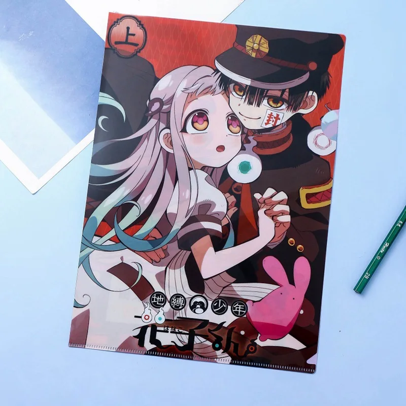 

Anime Jujutsu Kaisen Toilet-bound Hanako-kun The Journey of Elaina Folder File Bag Document Organizer Storage Bag Stationery Gif