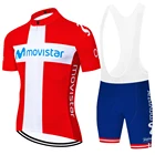 Movistar фрезерный станок Equipacion Bermuda Masculina велосипедная форма Maillot de Verano, юбка-брюки, Tricota Ciclismo Hombre Conjunto, с милыми лисами, мужской велоспорт