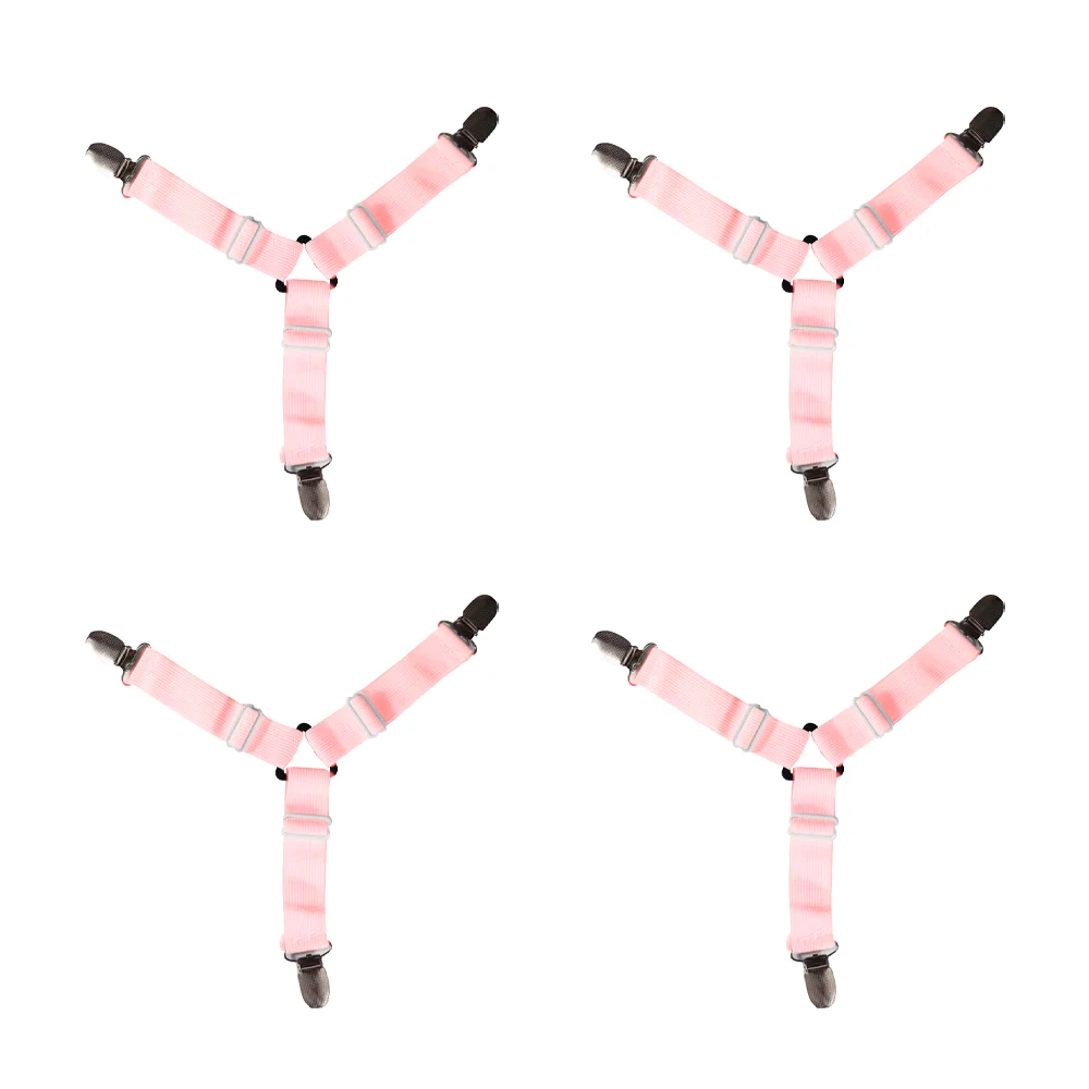 

Зажимы для подтяжек, 4 шт., регулируемые эластичные застежки для матраса, регулируемые ремешки для кровати, инструменты для домашнего тексти...